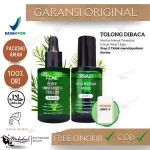 FEALI Blackhead Remover Mask Step 1 Peel Off & Step 2 Pore Serum. PERHATIAN : Untuk kertas Peel off hanya untuk Pembelian Step 1. Step 2 tidak ada NOTE : HANYA STEP 1 YANG ADA KERTASNYA
