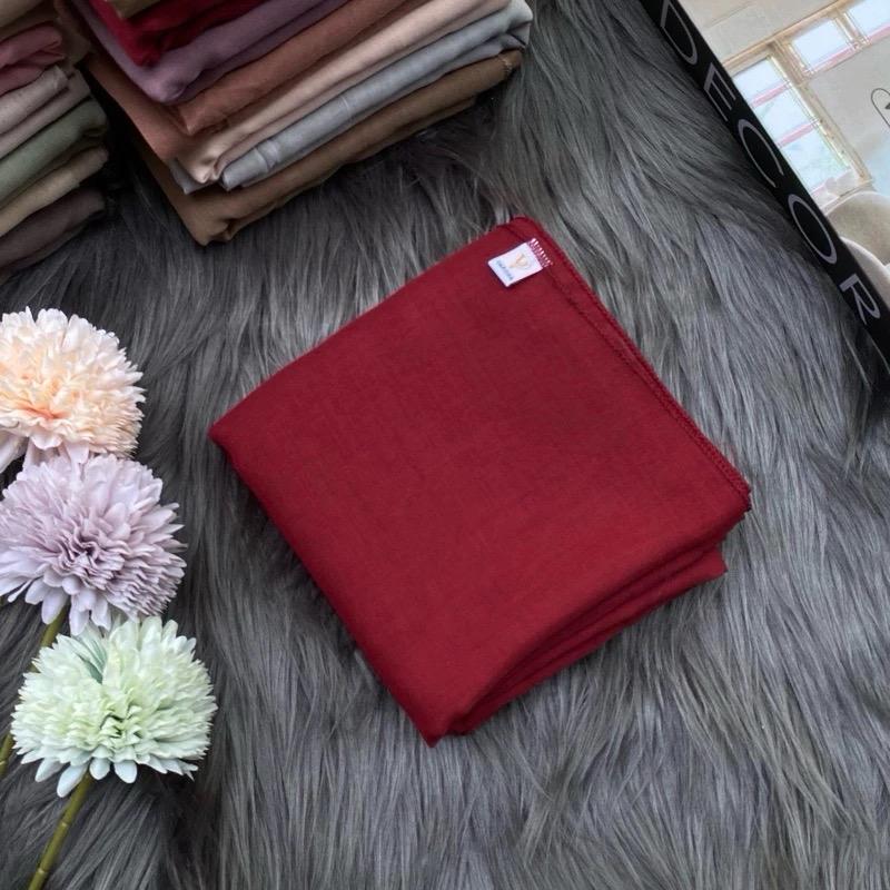 Hijab segiempat Paris Premium/jadul Redrose |varisha | Azahra paris jadul 5