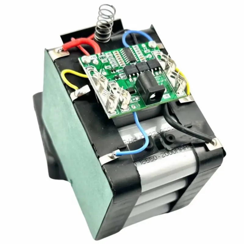 ( COMBO 2 Pin Tặng 1 Sạc ) Pin Đóng 20 Cell Lõi Xám, Mạch Xả 3 Mosfet , Chân Pin Phổ Thông 4Cm dùng cho máy khoan, máy mài,… 4
