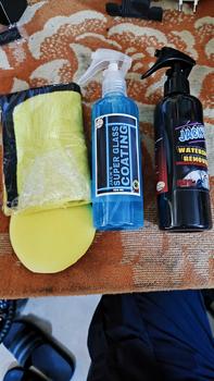 Product Review of Jacks Paket Ampuh ( Perawatan Mobil Efektif Hilangkan Jamur Kaca dan Pelindung Kaca Mobil ) All Varian 250 ML Spons dan Kain Microfiber from d**n 3