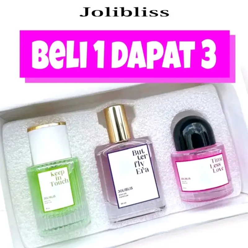 WIB Gajian Power Shop Beli 1 Dapat 3 Parfum Jolibliss Eau De Parfum Wanita Aroma Tahan Lama 3