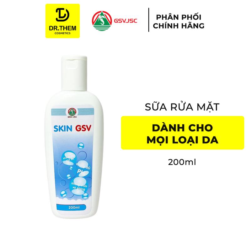 Sữa Rửa Mặt SKIN GSV 200ml
