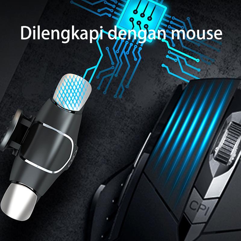 Product Introduction of NETPAC G12 Universal Trigger Controller Game Aiming Key Electroplating No Delay Mobile Game Controller HP 0