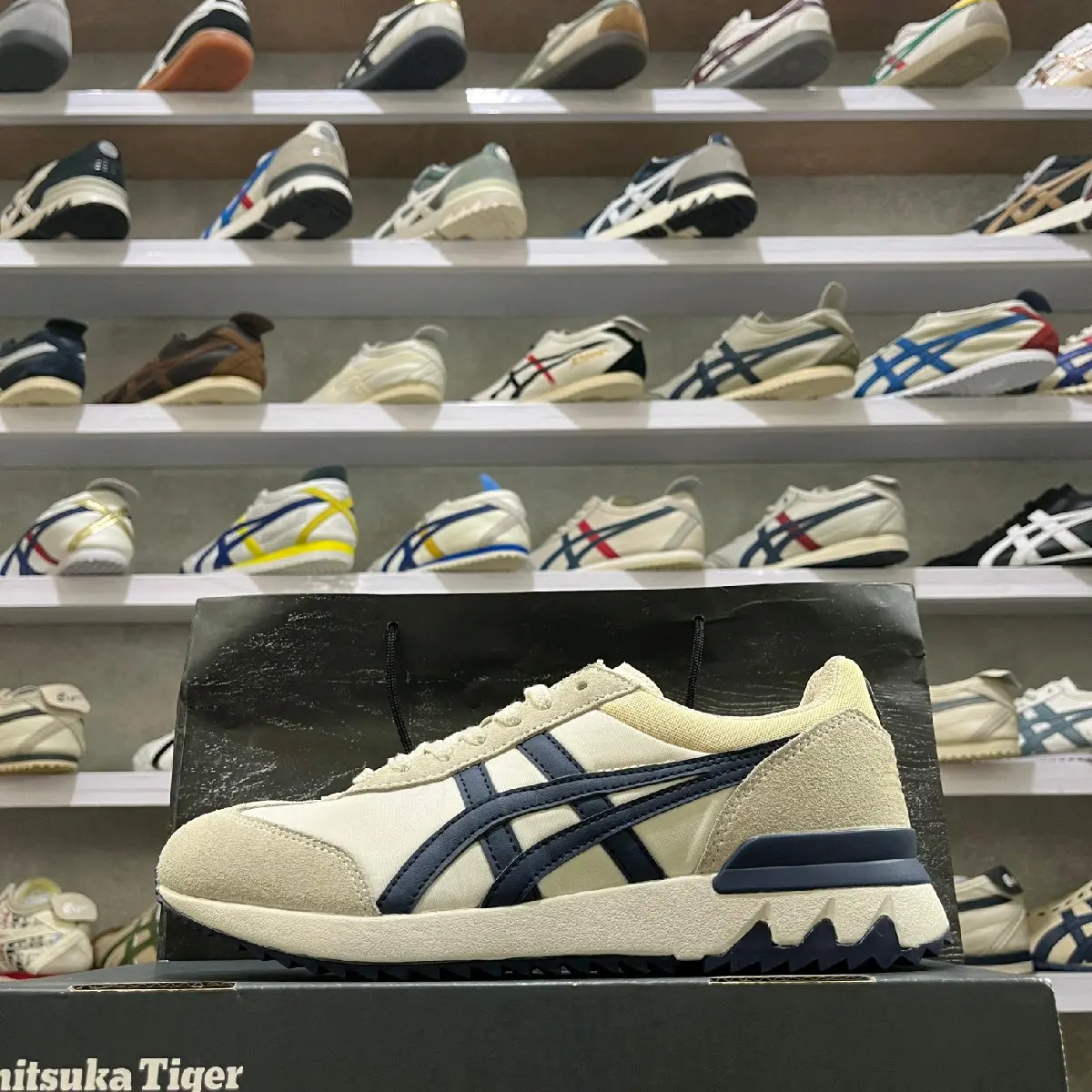 sepatu onsu tiger california 78 ex cream navy