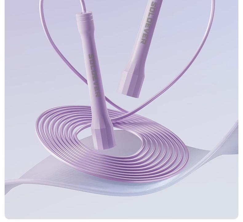 SOLOEVER Speed Tali Skipping Jump Rope Skipping – Alat Olahraga Rumahan & Outdoor Portable untuk Bakar Kalori, Fitness Harian, Latihan Cepat & Efektif