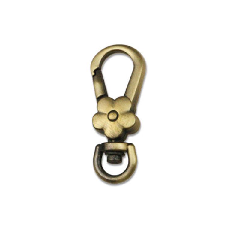 Product Introduction of Bag hardware accessories Bag belt fastener Connector Key chain hook Inner diameter 8mm 5