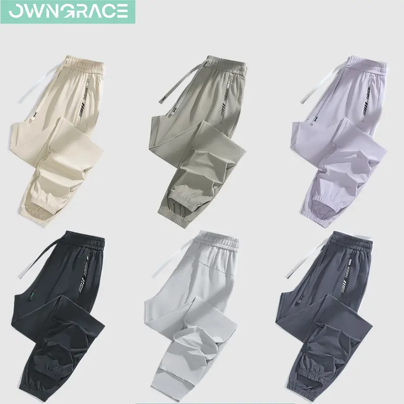 【Ready】Owngrace-Celana Olahraga Wanita Celana Latihan Jogging Celana Olahraga Jogging Longgar Celana Olahraga Kebugaran Santai Perlindungan Matahari Anti UV UPF50+ 100% Original training stripe Sport Yoga Outdoor Lari 7