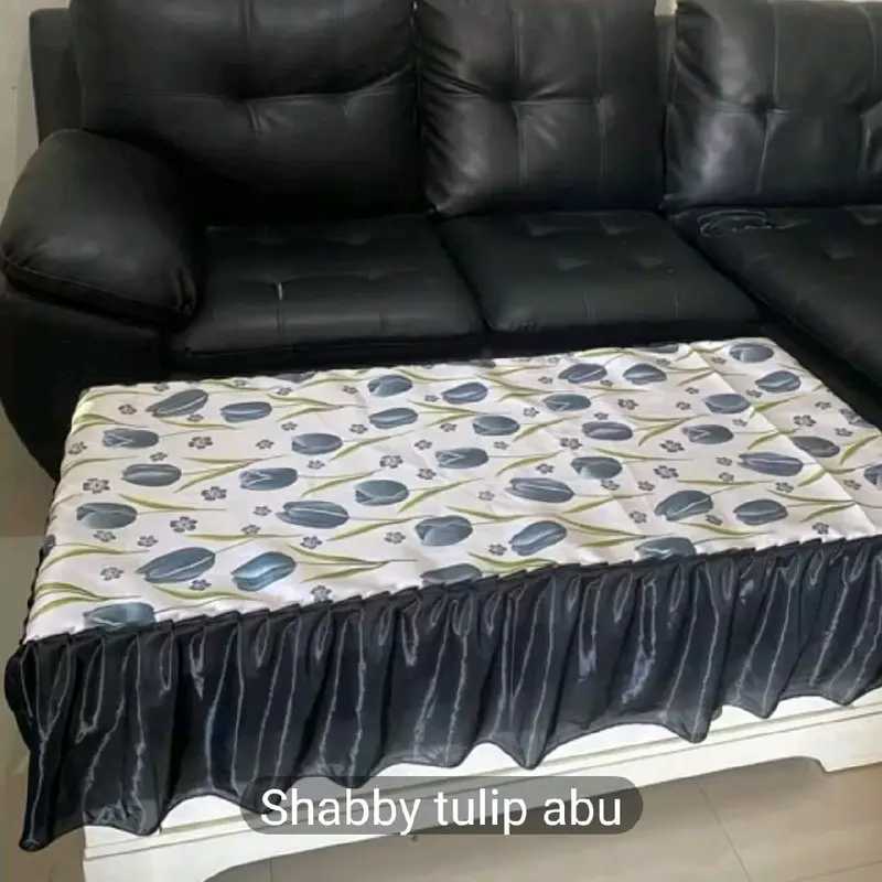 Taplak Meja Tulip New/Taplak Meja Kotak/Taplak Meja Tamu/Cover Meja Dekorasi 4