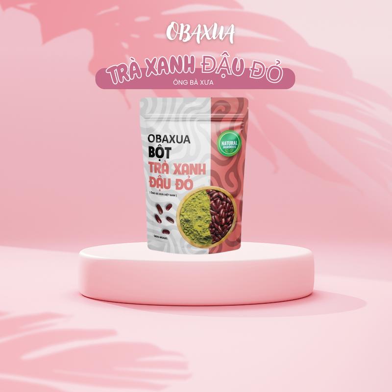  OBAXUА - Bột Trà Xanh Đậu Đỏ OBAXUA 250Gr 500Gr - Sản Phẩm Chăm Sóc Da Từ Việt Nam 
