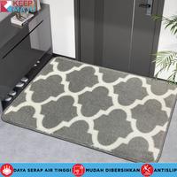 Gambar KEEP MAJU Keset Pintu Masuk Mewah Karpet Samping Tempat Tidur Kamar Mandi Penyerap Penyerap Lantai Non-Slip - KP01 dari Keepmaju karpet official Kota Tangerang 3 Tokopedia