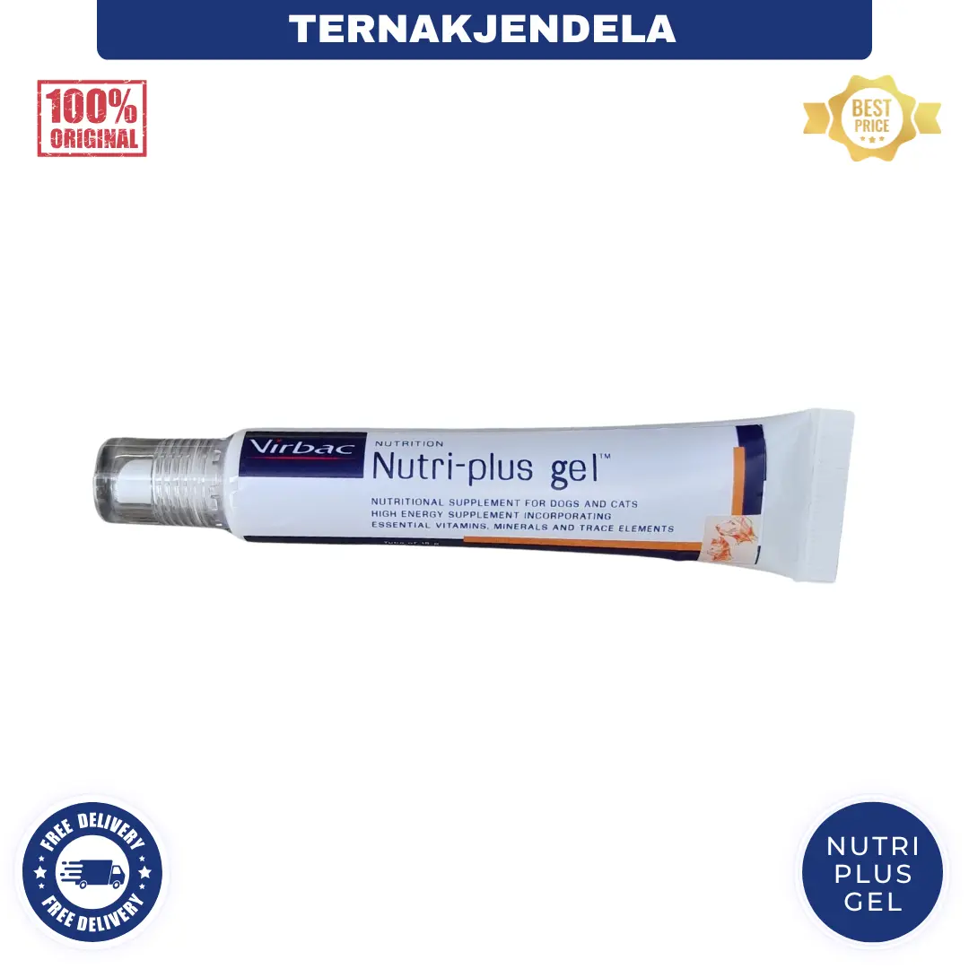 NUTRI PLUS GEL 15 GRAM - Vitamin Bulu Dan Imune Untuk Kucing