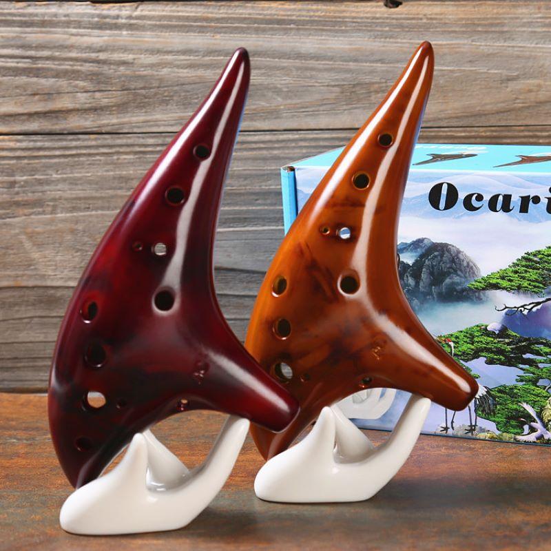 Product Introduction of 1pc,12-hole ocarina middle C key AC Straw smoked flute music school teaching ocarina 12 holes, ancient smoked texture simple exquisi 20
