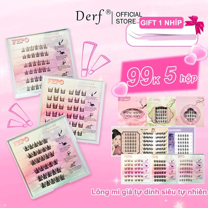 ( 99k 6 hộp) lông mi giả tự dính, 6Hàng, Mi giả có sẵn keo thế hệ mới, tự dính không cần bôi keo,mi dưới giả,hoa hướng dương