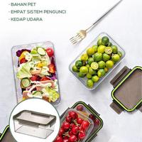 Gambar SAMONO Kotak Penyimpan Makanan Plastik Food Container Food Storage dari Asera Decor Kota Surabaya 2 Tokopedia