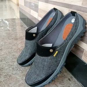 Sepatu slop bustong pria nk11 sol karet tpr Flat Shoes Kasual