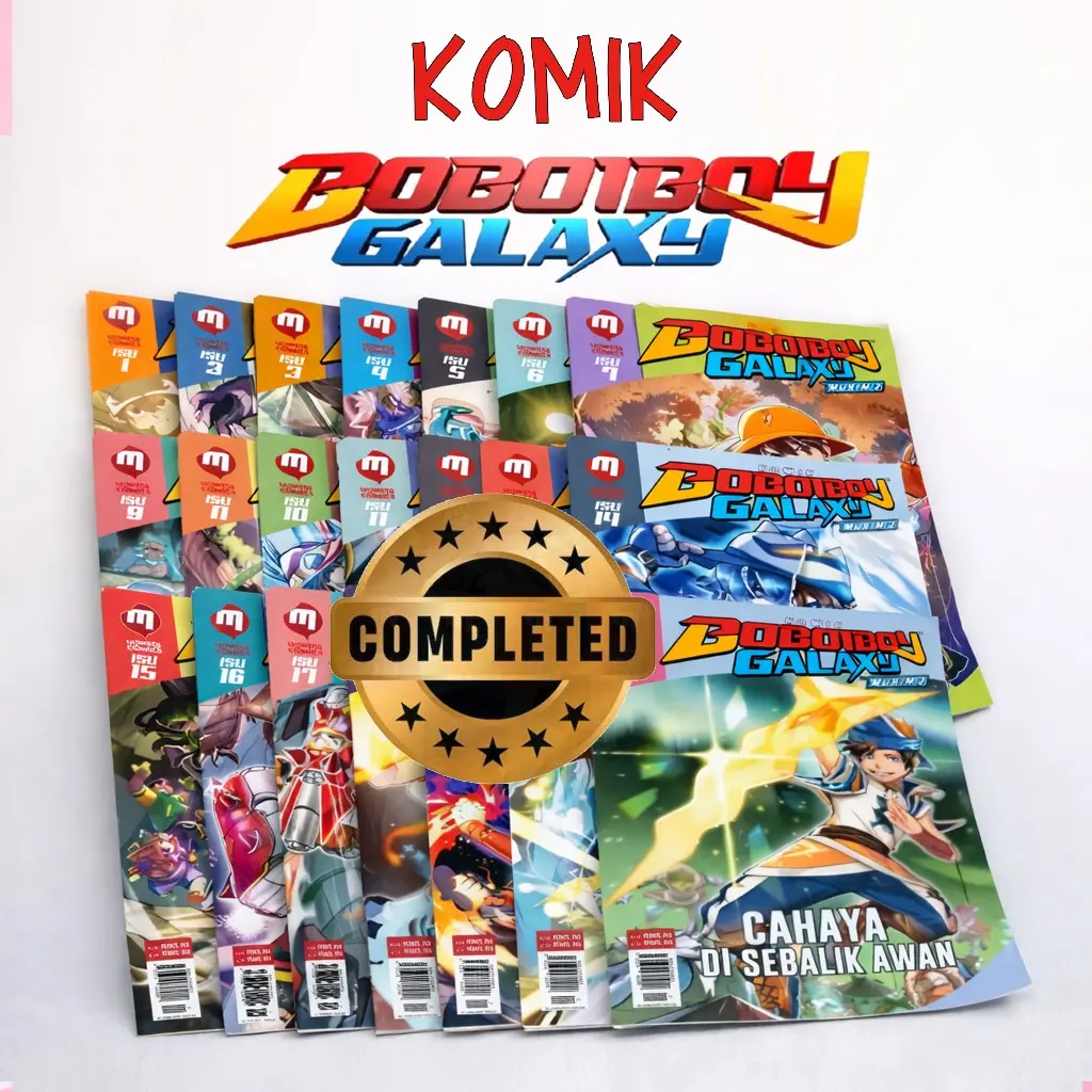 KOMIK BoBoiBoy Galaxy Musim 2 isu 1- isu 27 complited