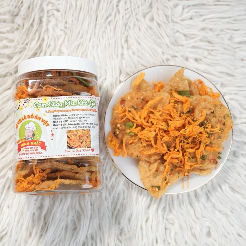 CƠM CHÁY MIX KHÔ GÀ SHOP BÉ MINH NHẬT HŨ 500GR