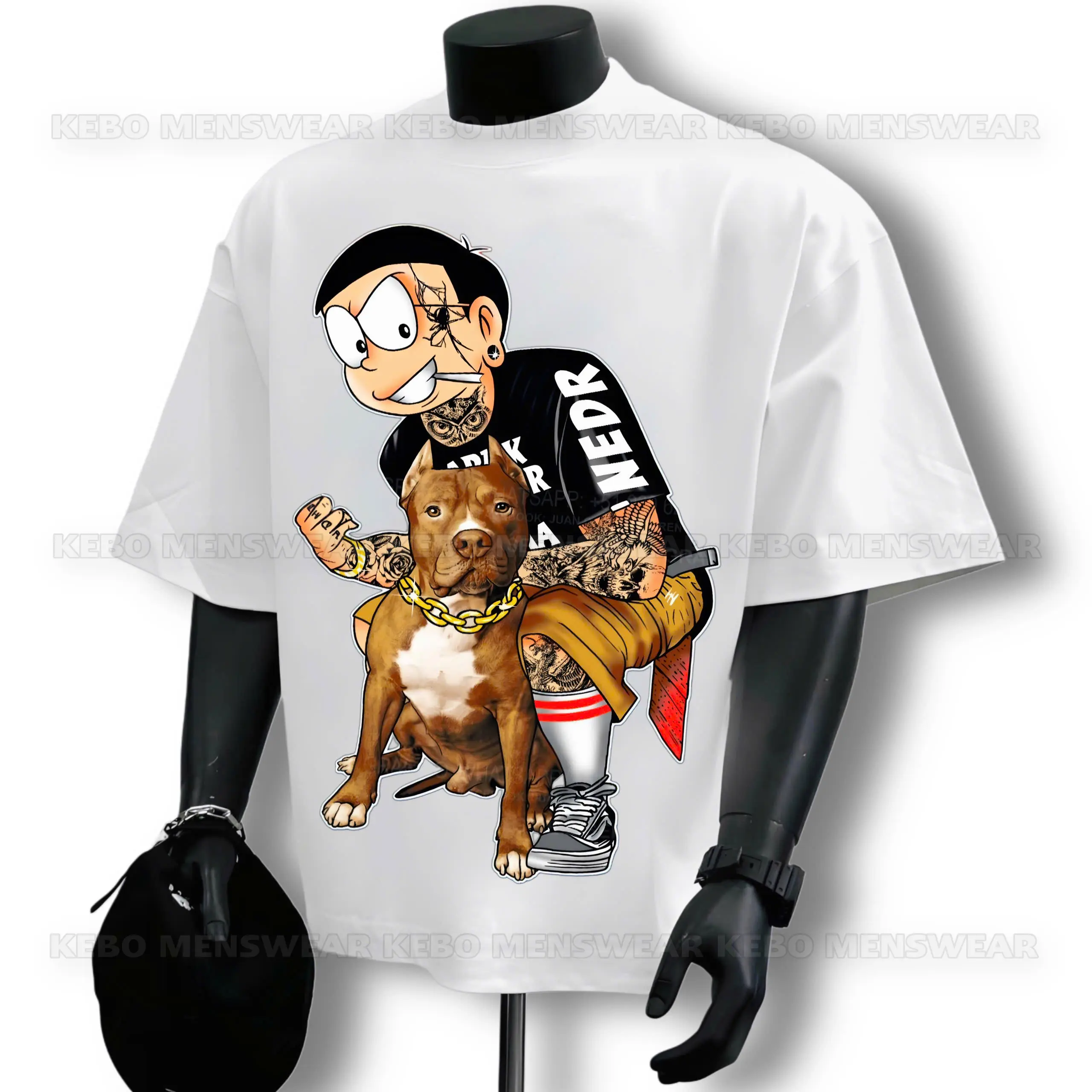 Áo Phông Nam Nữ KEBO Menswear Cotton 4 Chiều Mềm Mịn Basic Cổ Tròn Top DOG NOBI