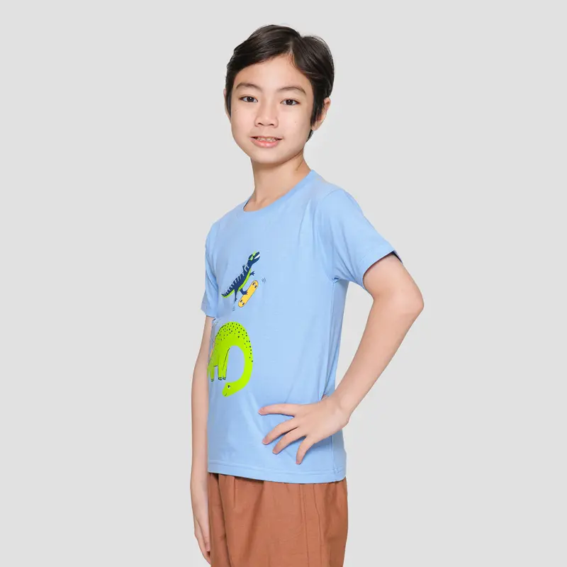 Little M Dino Print Kaos Anak Laki-laki 121354124 0