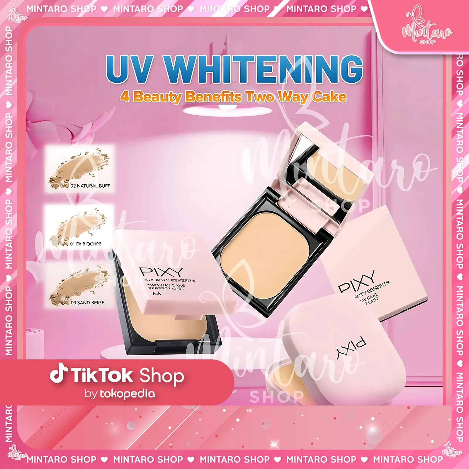PIXY Two Way Cake Perfect Last SPF 30+++ || Bedak Padat TWC Refill Fullsize 30gr