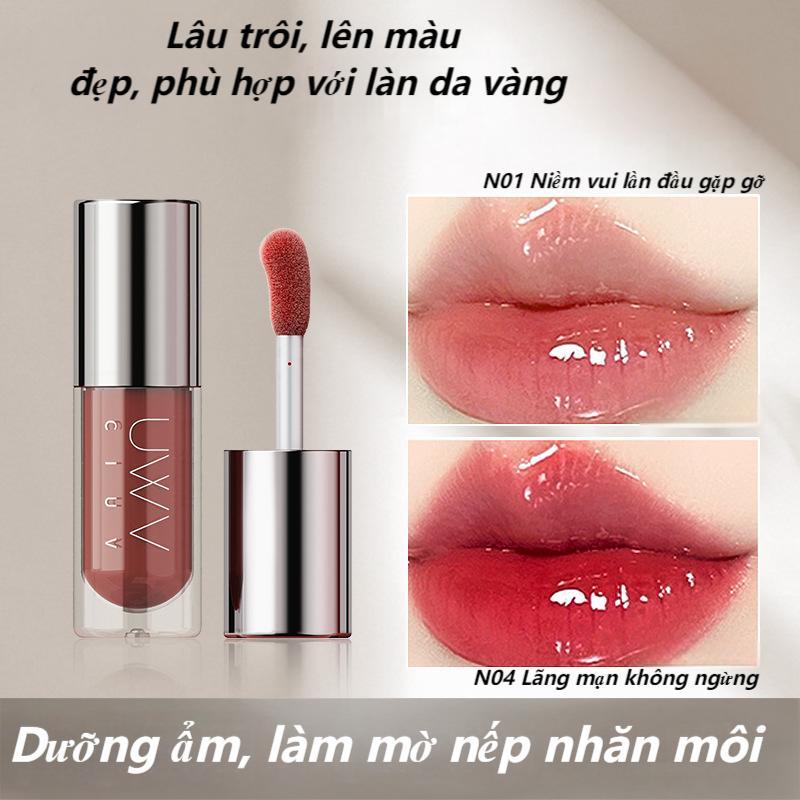 Kem Dưỡng Môi Son Bóng Bùn Môi Sáng Bóng Mặt Nạ Môi Đất Sét Mùa Xuân Tất Cả Trong Một Chăm Sóc Môi Hiệu Ứng Làm Mờ Đường Viền Môi Sản Phẩm Thiết Yếu—— EB heart lip