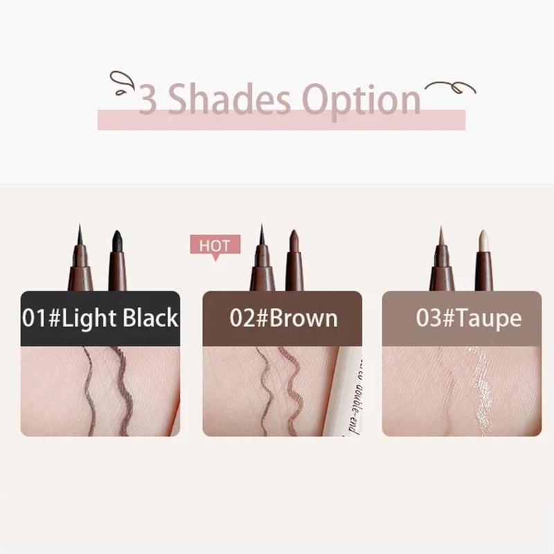 Product Introduction of Double-Headed Eyeliner Pen 2-in-1 ing High Pen Waterproof Easy To Not Sweatproof Fade D2Q7 35