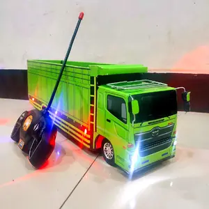 Mainan Miniatur Truk Tronton HINO_ Truk Mainan Remot Control full lampu