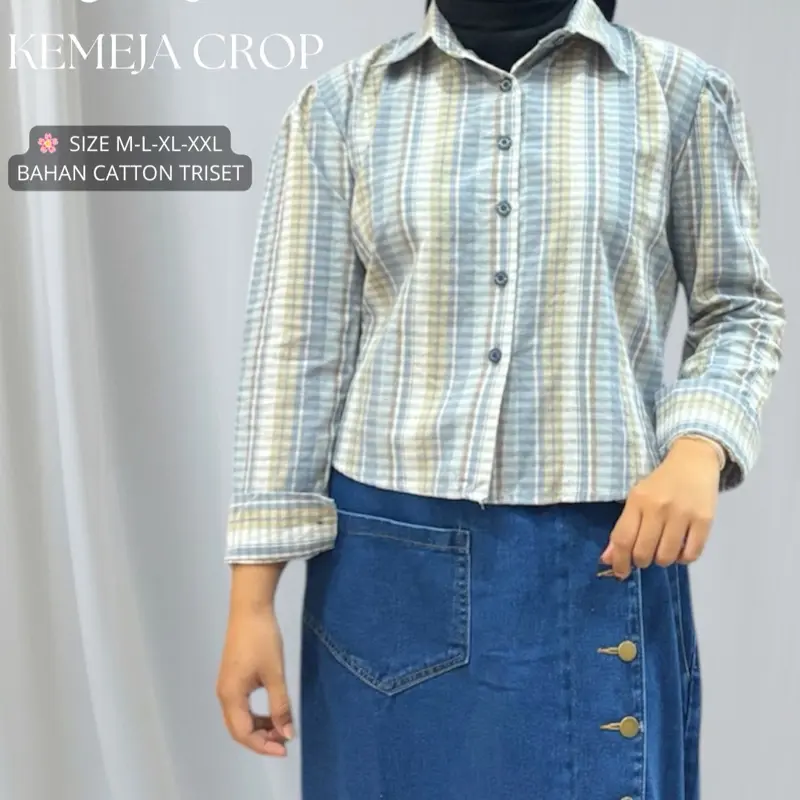 KEMEJA CROP BY 3POINT BOUTIQ