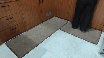 Product Review of Tren-D-rugs Keset kaki alas lantai kamar tidur ruang tamu koridor panjang lorong runner kitchen mat polos anti slip murah 1 set isi 3 pcs - NMs from t**i 0