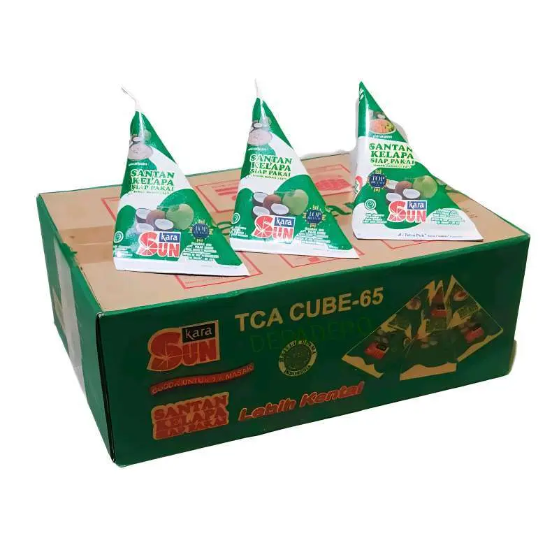 Sun Kara Santan Kelapa TCA 65ml/SunKara Santan Kelapa Kemasan 65ml 1 Karton (Isi 36 Pcs)
