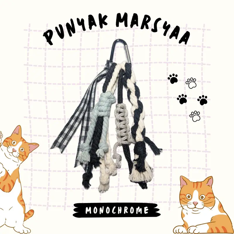 Keychain Macrame Gantungan Kunci Gantungan Tas Lucu Dan Murah Gift 5