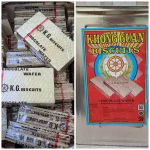 Khong Guan wafer Rasa Coklat Klasik yang Menggugah Selera camilan wafer kiloan snack wafer khong guan Cemilan Cookies Cokelat isi 18pcs