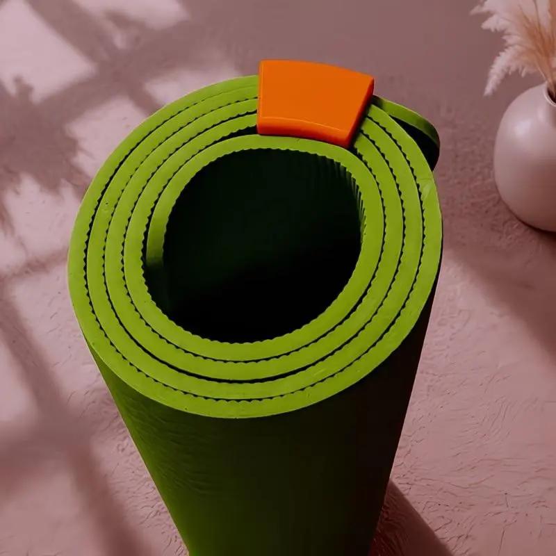 Yoga Mat Lưu Trữ Khóa Chống-Trượt An Toàn Buộc Clip Trọng Lượng Nhẹ Di Động Cho Ngoài Trời Phòng Tập Thể Dục Yoga Những người Đam Mê