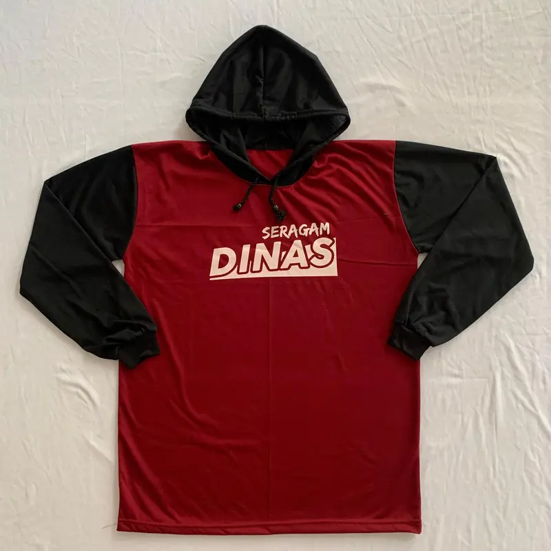 BISA COD Kaos Baju Petani Seragam Dinas Basahan Kerja Petani Lengan Panjang Berkudung / Kupluk / Topi 1