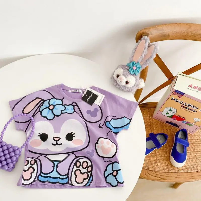 BINBINKIDS KAOS PITA ANAK PEREMPUAN LUCU BAHAN KATUN 1-8 TAHUN 6