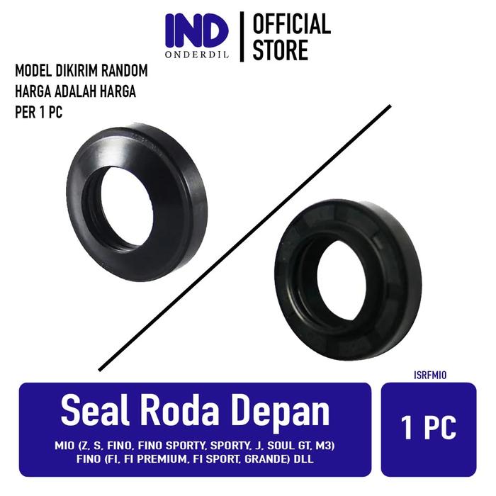 Gambar IND Onderdil Seal-Sil Roda Depan Mio-New-J-M3-Z-S-Sporty-Smile/Fino-Karbu-FI-Grande/Soul/X Ride/Lexi - Sesuai dengan gambar, Standar dari IND Onderdil Kota Bandung Tokopedia