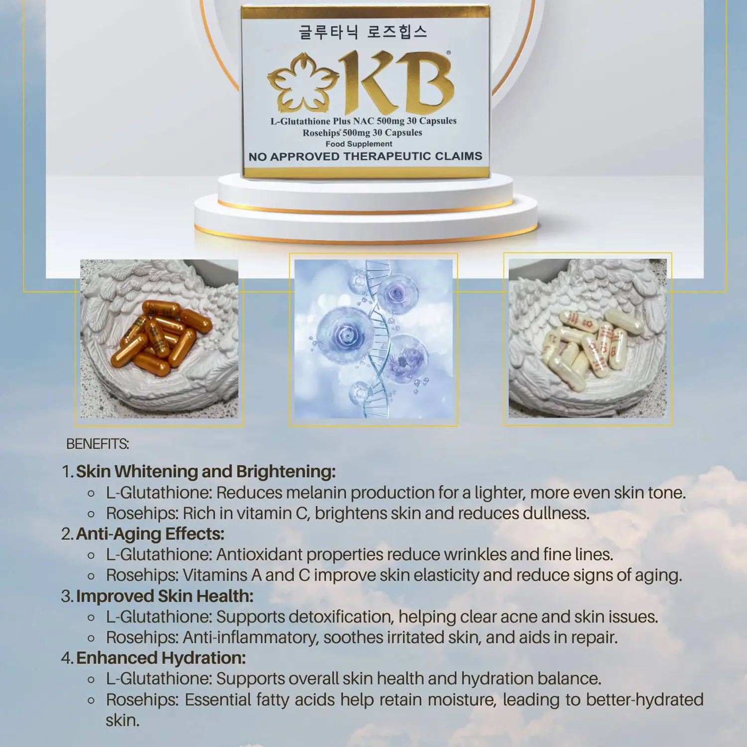 KB L-Glutathione Plus NAC 500mg x 30 Capsules, Rosehips 500mg x 30 Capsule Buy 1 Take 1 - TikTok Shop Philippines KB L-Glutathione Plus NAC 500mg x 30 Capsules, Rosehips 500mg x 30 Capsule Buy 1 Take 1 - TikTok Shop Philippines