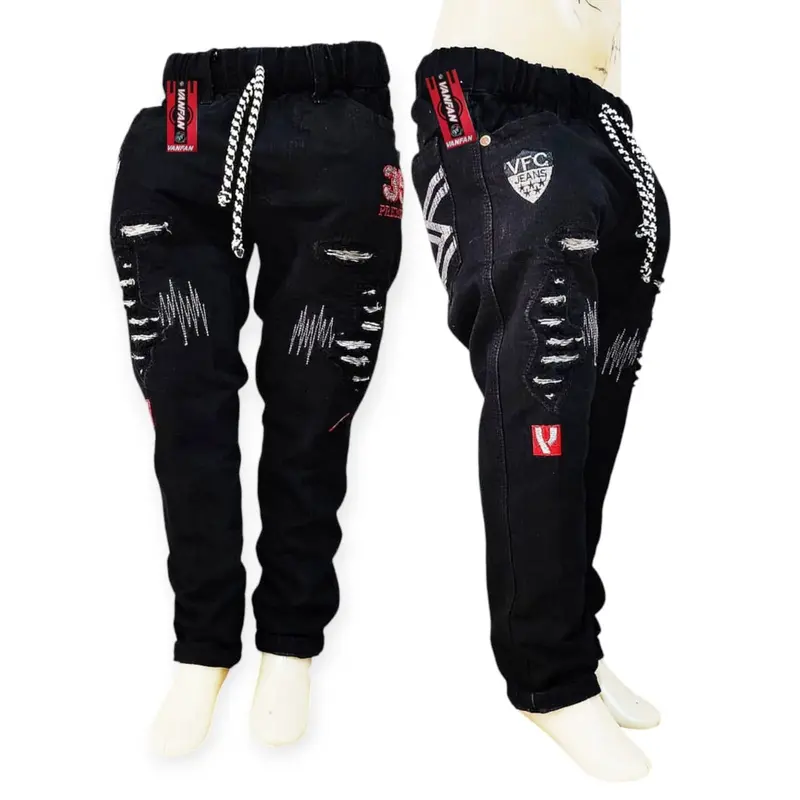 Celana Panjang Jeans Model Sobek Anak Laki Laki 2 s/d 15 Tahun Terbaru Fivan12 - Fashion 3