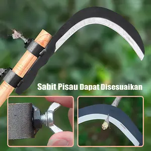 Sabit untuk memotong pohon, memotong dahan, pisau pemotong, pisau sawit, pisau penyiangan dan pisau pemangkas pohon buah