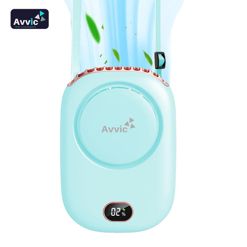 Product Introduction of Avvic Kipas Angin Mini Portable AVVIC DQ203 ICE BLUE dengan Baterai Rechargeable dan Display Digital 31