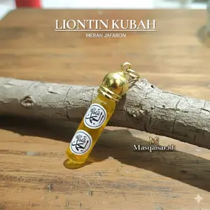 Minyak parfum Kasturi Bp Botol Kubah Rajah Botol Kubah Kaca Minyak bp - VINTAGE ELEGAN KALUNG REMAJA PRIA WANITA LIONTIN