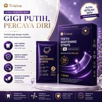 Gambar [2.0] Triania Whitening Strips – Strip Perawatan Gigi untuk Membantu Mengurangi Tampilan Noda Memutihkan Gigi - Paket Senyum Maksimal 3 Box dari Triaina Indonesia Kota Administrasi Jakarta Timur 2 Tokopedia