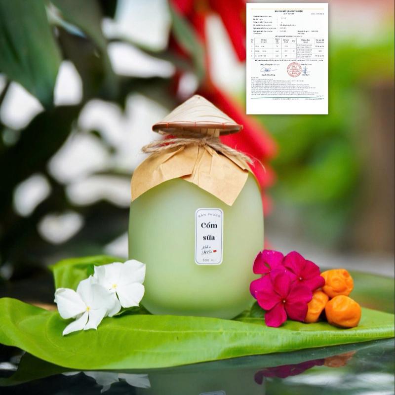 Bản Phùng - Cốm Sữa Thủ Công Tây Bắc Ngâm Từ Hạt Cốm Non Của Vùng Núi Có Vị Ngọt Nhẹ Hậu êm