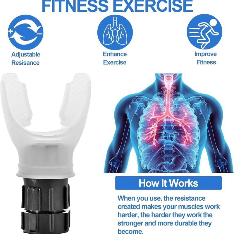 Lung Respiratory & Flexer Breathing trainer alat latih pernafasan Diving Snorkling berbahan silikon Olahraga Air 7