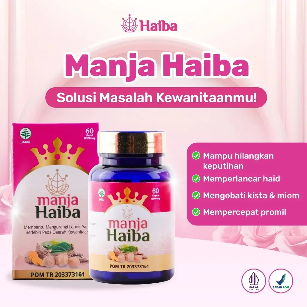 Manja Haiba - Merawat Kesehatan Kewanitaan Haiba Manjakani Original