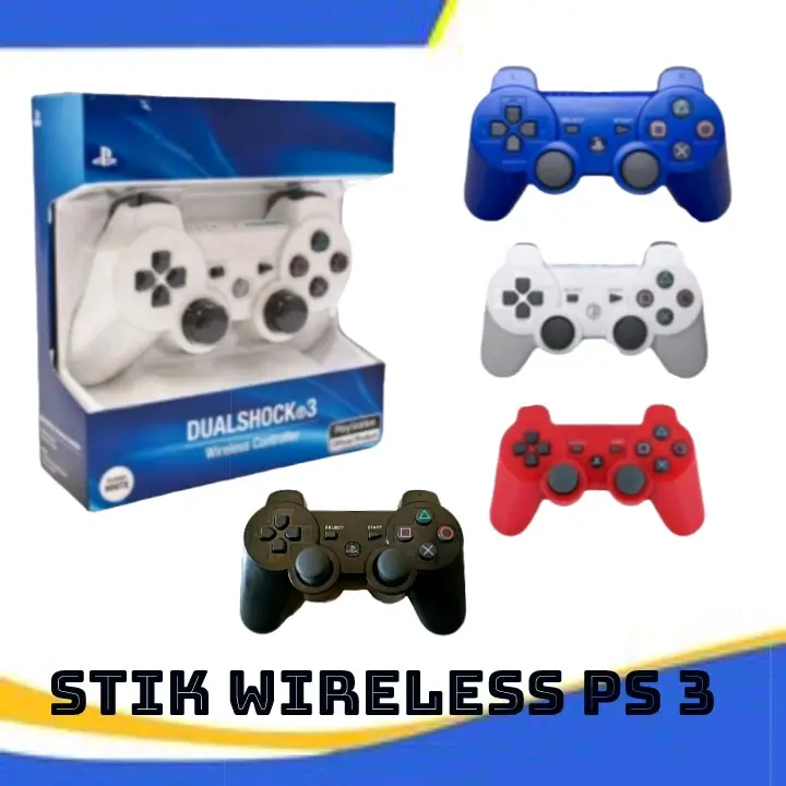 stik wireless controller ps3 hitam/warna Accessories