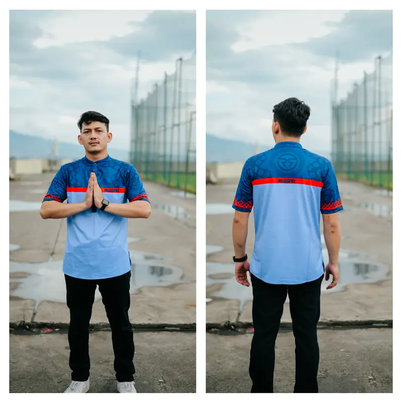 Rollingspeed - Koko Jersey Black - Jersey Lengan Pendek Baju Motif 3