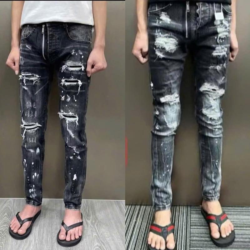 Quần jean nam rách vá da boy phố , cháy phố chất vải dò dày dặn from chuẩn thoáng khí mẫu mới nhất hót trend_MINH KHÔI SHOP01