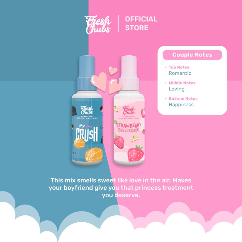[ Freshchubs ] Bundling Couple Sweet - My Crush & Strawberry CheeseCake 50ML 2