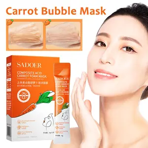 4g*12pcs Masker Gelembung Antosianin Melembapkan Dan Kulit Lumpur Dan Masker Dan Melembapkan F8K0